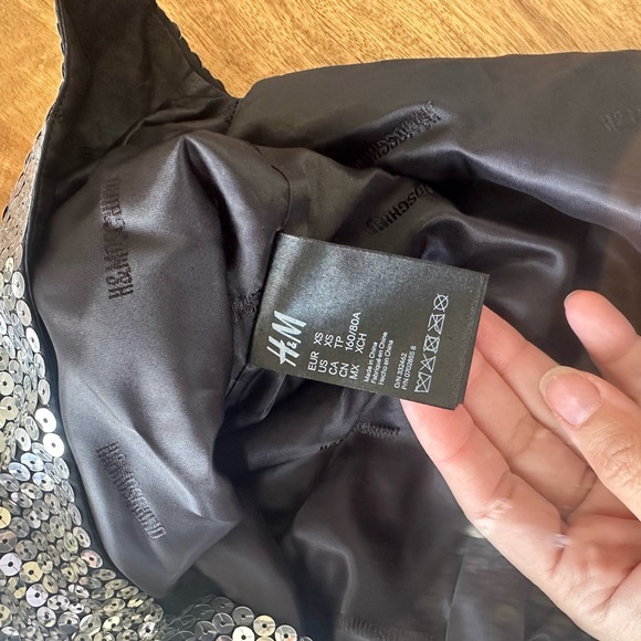 Moschino X H&M Sequin Hoodie Dress NWT - Picture 8 of 9